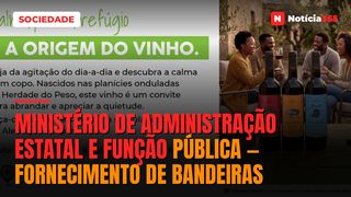 Ministério de Administração Estatal e Função Pública — Fornecimento de Bandeiras