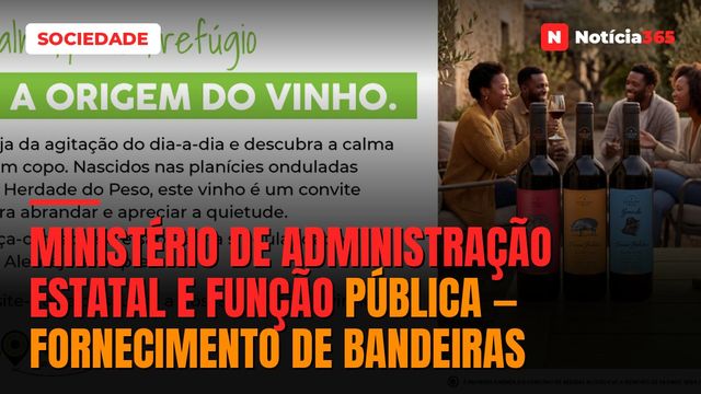 Ministério de Administração Estatal e Função Pública — Fornecimento de Bandeiras
