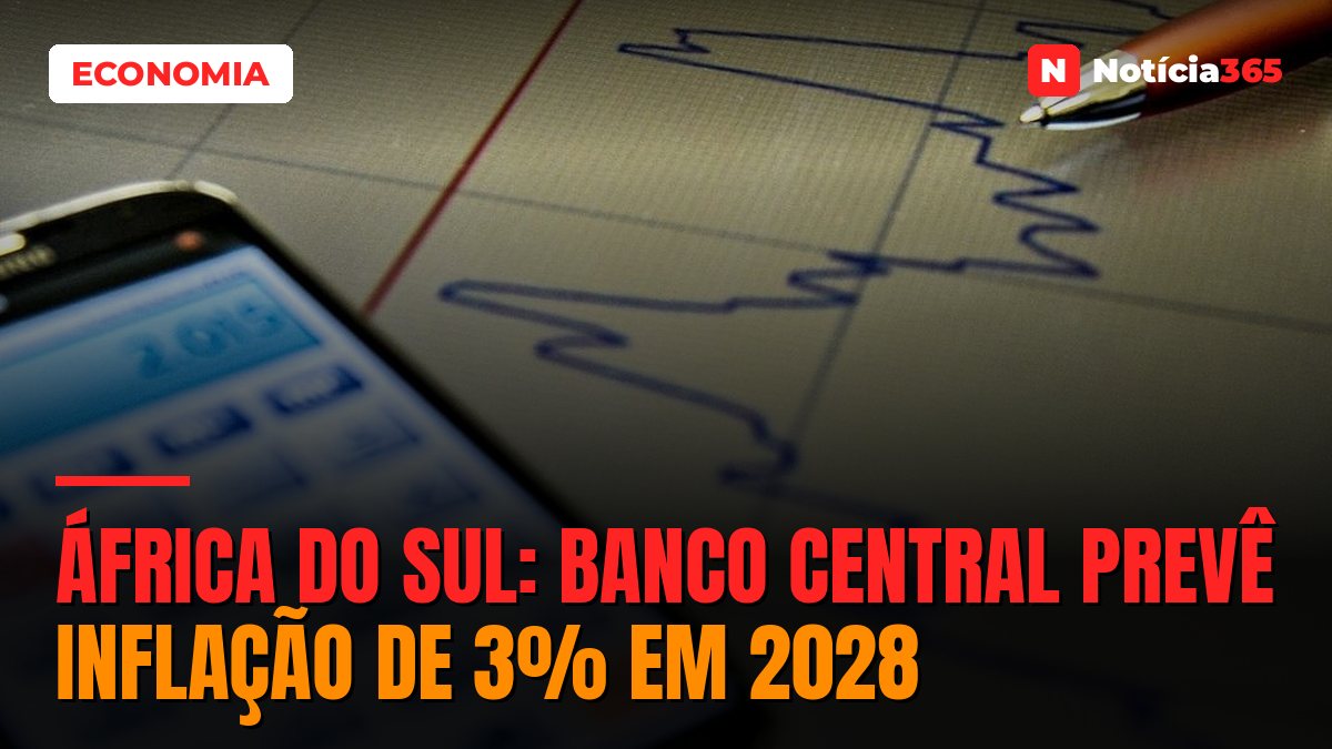 África do Sul: Banco Central Prevê Inflação de 3% em 2028