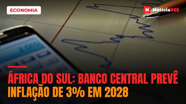 África do Sul: Banco Central Prevê Inflação de 3% em 2028