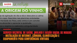 Serviço Distrital de Saúde, Mulher e Acção Social de Maxixe — Instalação de Internet, Câmara, Climatização e Equipamento para Conferências Virtuais