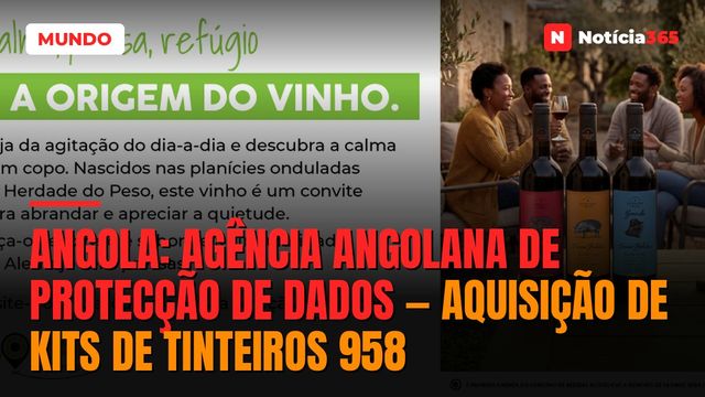 Angola: Agência Angolana de Protecção de Dados — Aquisição de Kits de Tinteiros 958