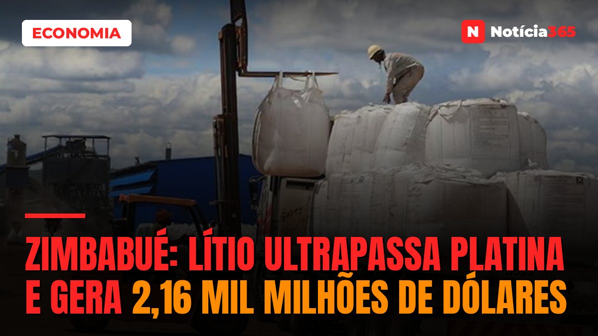 Zimbabué: Lítio Ultrapassa Platina e Gera 2,16 Mil Milhões de Dólares