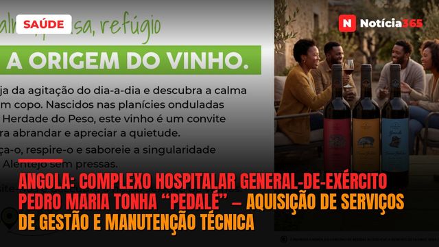 Angola: Complexo Hospitalar General-de-Exército Pedro Maria Tonha “Pedalé” — Aquisição de Serviços de Gestão e Manutenção Técnica