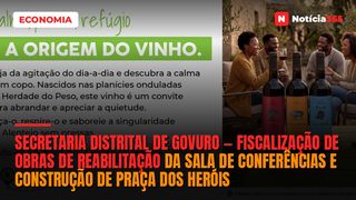 Secretaria Distrital de Govuro — Fiscalização de Obras de Reabilitação da Sala de Conferências e Construção De Praça Dos Heróis