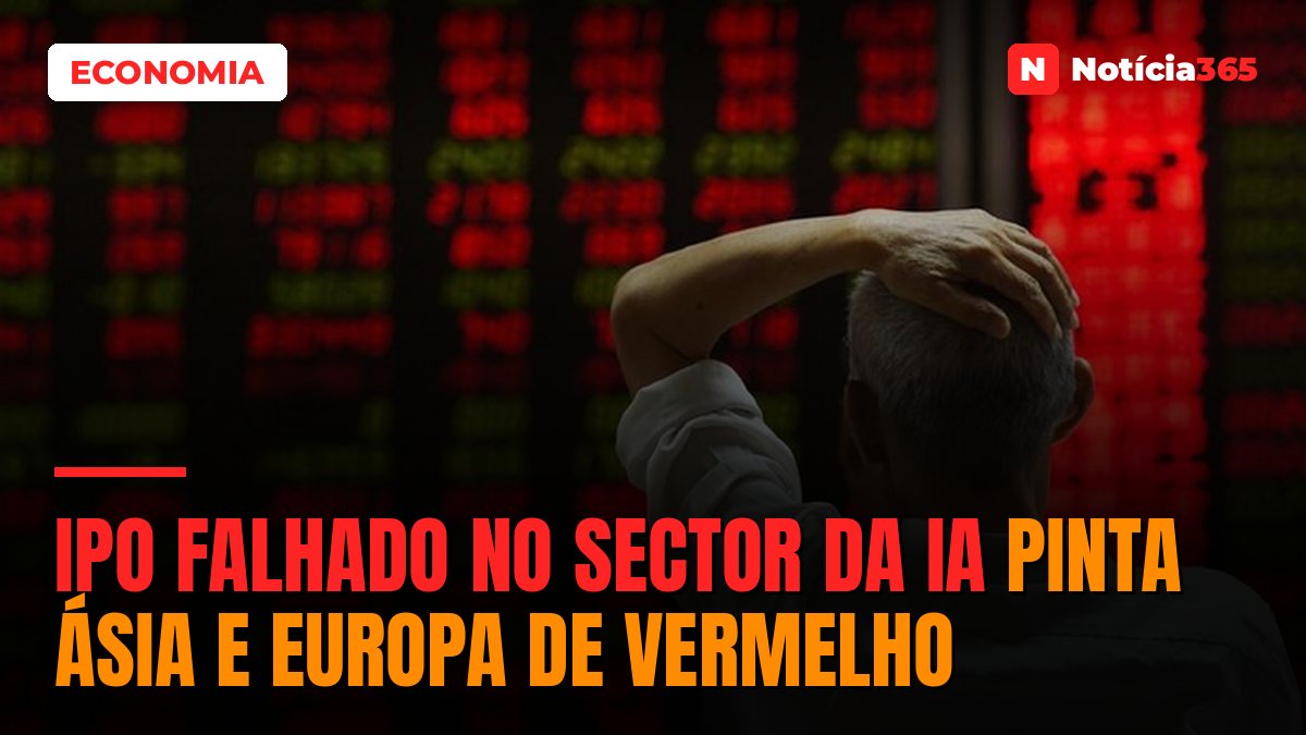 IPO Falhado no Sector da IA Pinta Ásia e Europa de Vermelho