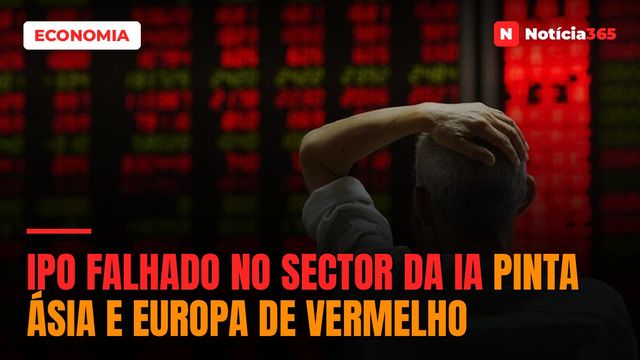 IPO Falhado no Sector da IA Pinta Ásia e Europa de Vermelho