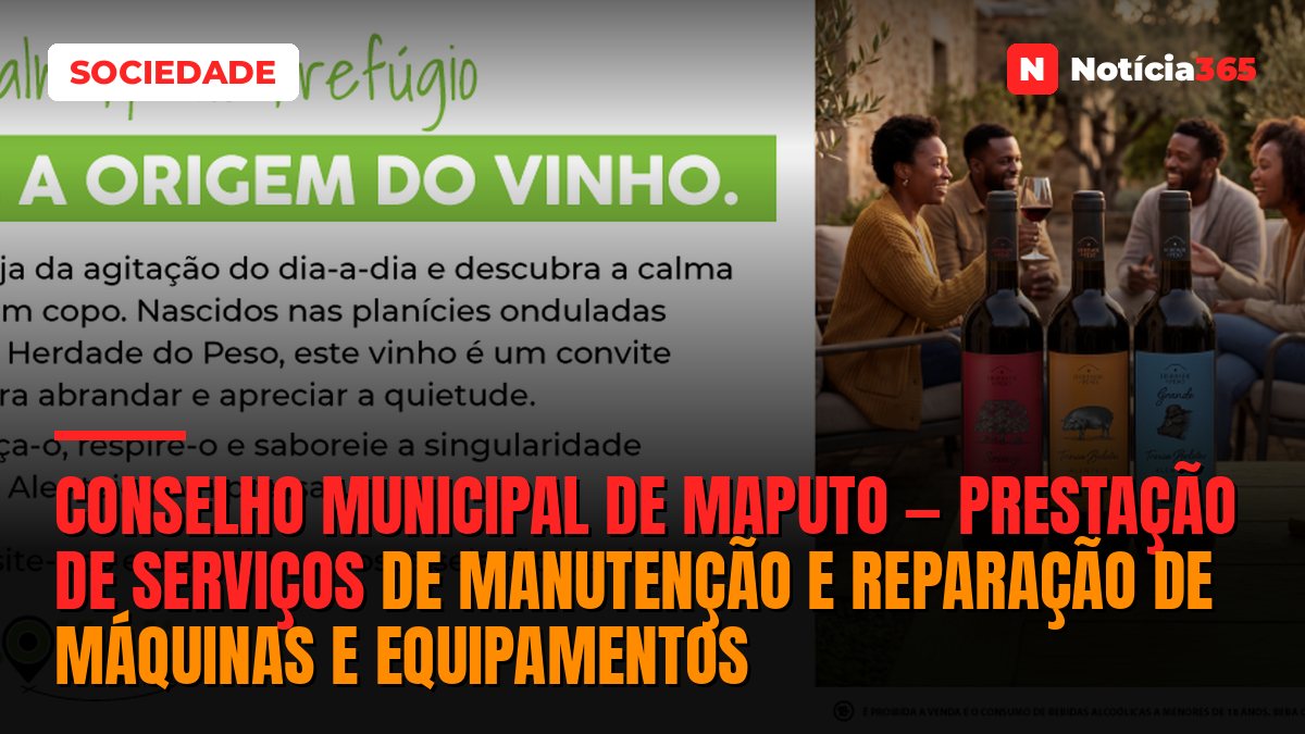 Conselho Municipal de Maputo — Prestação de Serviços de Manutenção e Reparação de Máquinas e Equipamentos
