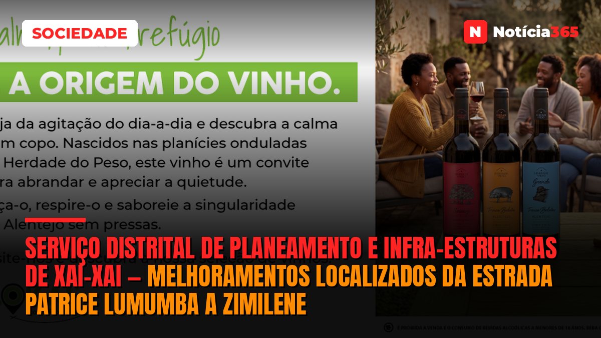 Serviço Distrital de Planeamento e Infra-Estruturas de Xai-Xai — Melhoramentos Localizados da Estrada Patrice Lumumba a Zimilene