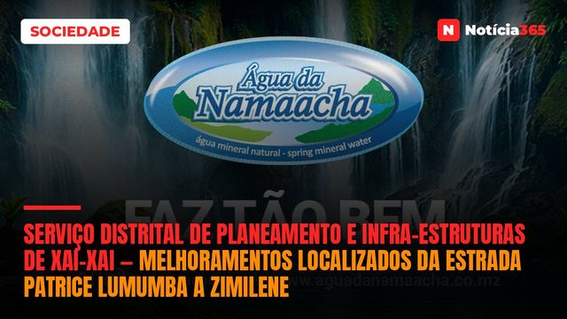 Serviço Distrital de Planeamento e Infra-Estruturas de Xai-Xai — Melhoramentos Localizados da Estrada Patrice Lumumba a Zimilene
