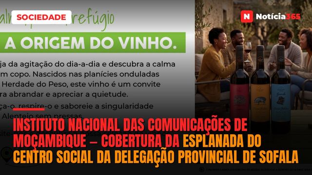 Instituto Nacional Das Comunicações de Moçambique — Cobertura da Esplanada do Centro Social da Delegação Provincial de Sofala