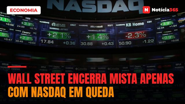 Wall Street Encerra Mista Apenas Com Nasdaq em Queda
