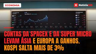 Contas da SpaceX e da Super Micro Levam Ásia e Europa a Ganhos. Kospi Salta Mais de 3%