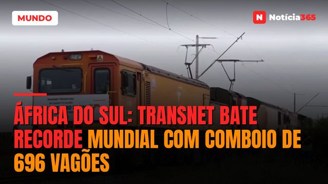 África do Sul: Transnet Bate Recorde Mundial Com Comboio de 696 Vagões