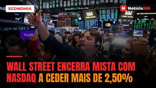Wall Street Encerra Mista Com Nasdaq a Ceder Mais de 2,50%