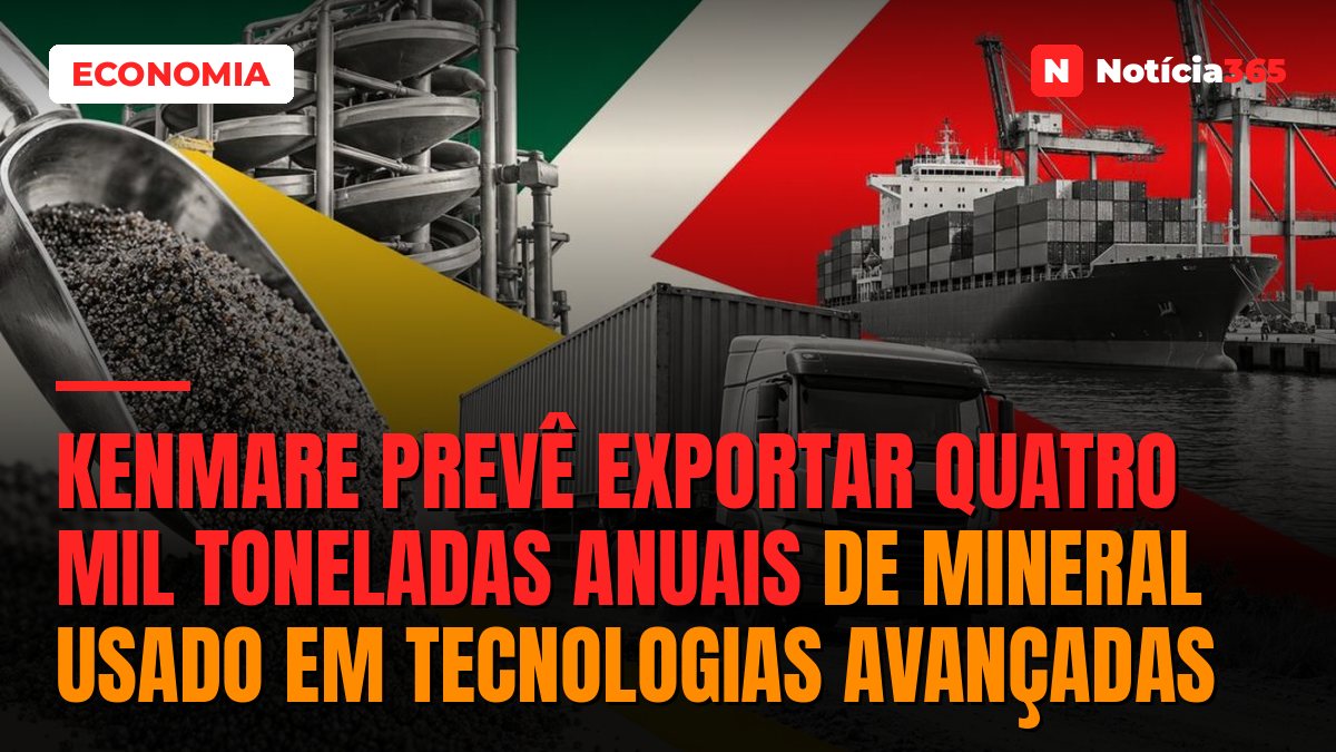 Kenmare Prevê Exportar Quatro Mil Toneladas Anuais de Mineral Usado em Tecnologias Avançadas