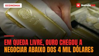 Em Queda Livre, Ouro Chegou a Negociar Abaixo Dos 4 Mil Dólares