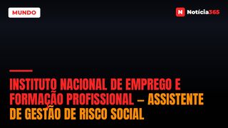 Instituto Nacional de Emprego e Formação Profissional — Assistente de Gestão de Risco Social