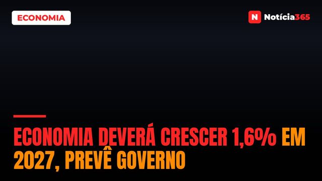 Economia Deverá Crescer 1,6% em 2027, Prevê Governo