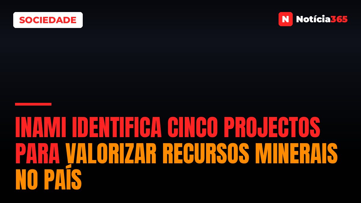 INAMI Identifica Cinco Projectos Para Valorizar Recursos Minerais no País