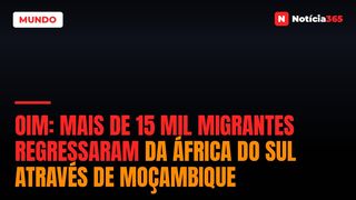 OIM: Mais de 15 Mil Migrantes Regressaram da África do Sul Através de Moçambique