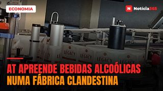 AT apreende bebidas alcoólicas numa fábrica clandestina
