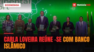 Carla Loveira reúne -se com Banco Islâmico