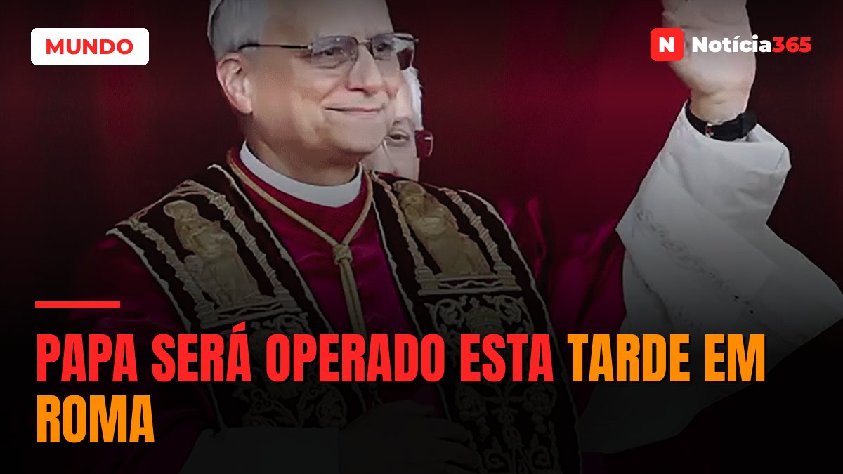 Papa será operado esta tarde em Roma