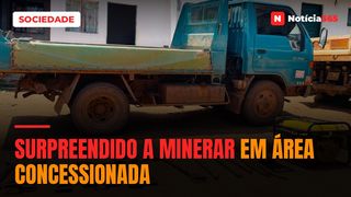 Surpreendido a minerar em área concessionada