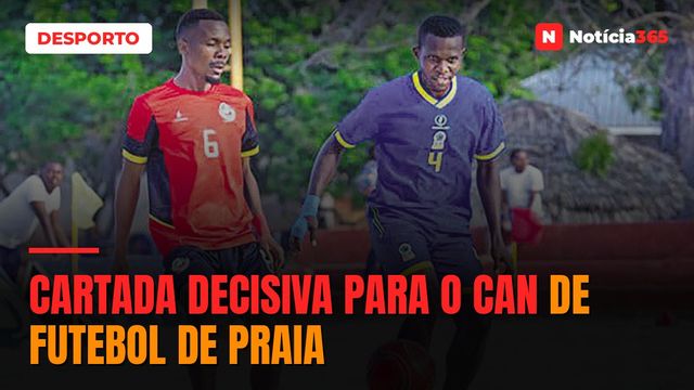 Cartada decisiva para o CAN de futebol de praia