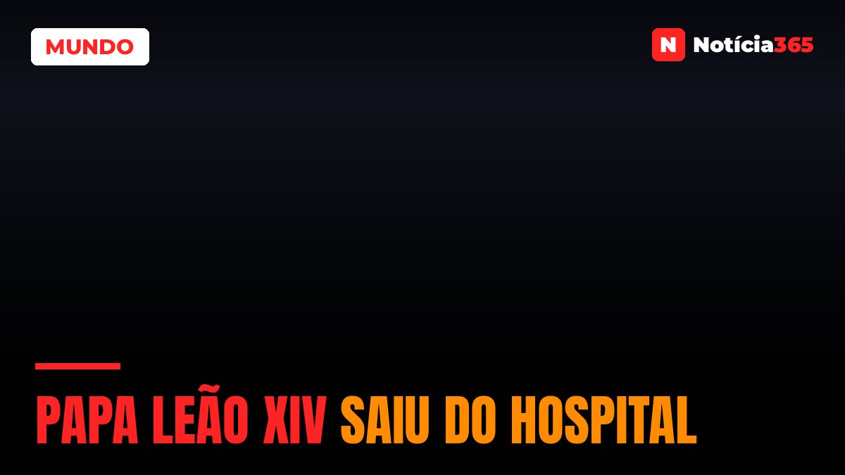 Papa Leão XIV saiu do hospital