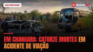 EM CHANGARA: Catorze mortes em acidente de viação