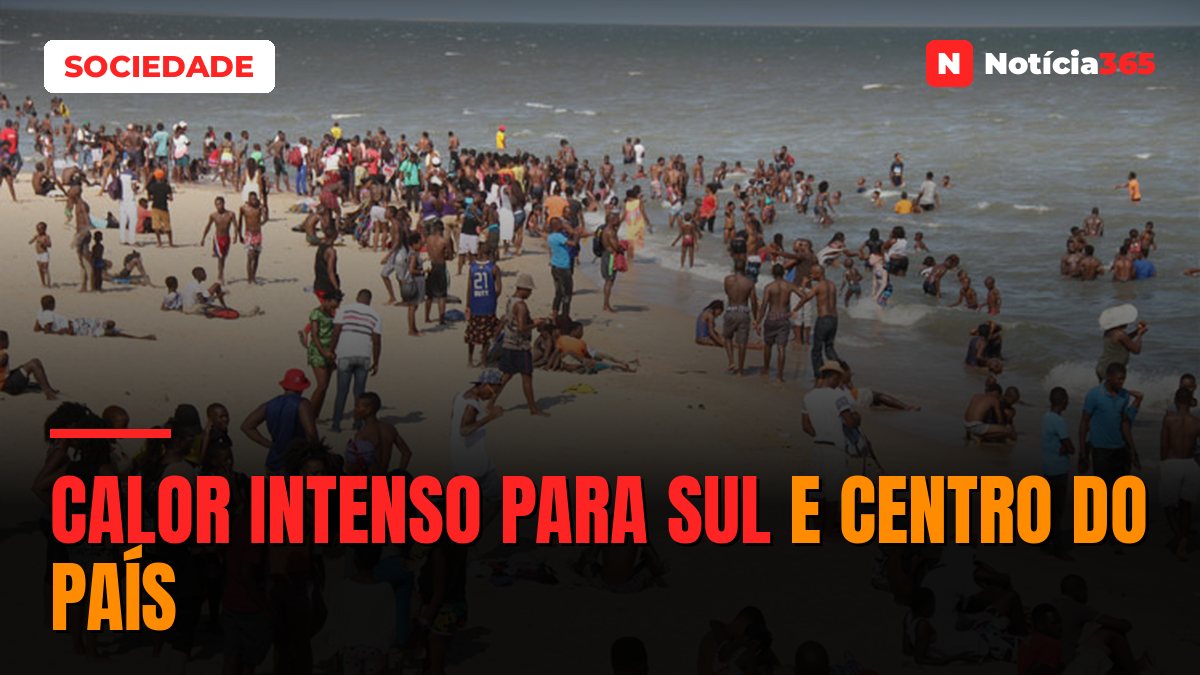 Calor intenso para sul e centro do país