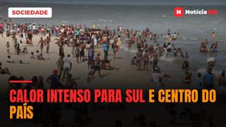 Calor intenso para sul e centro do país