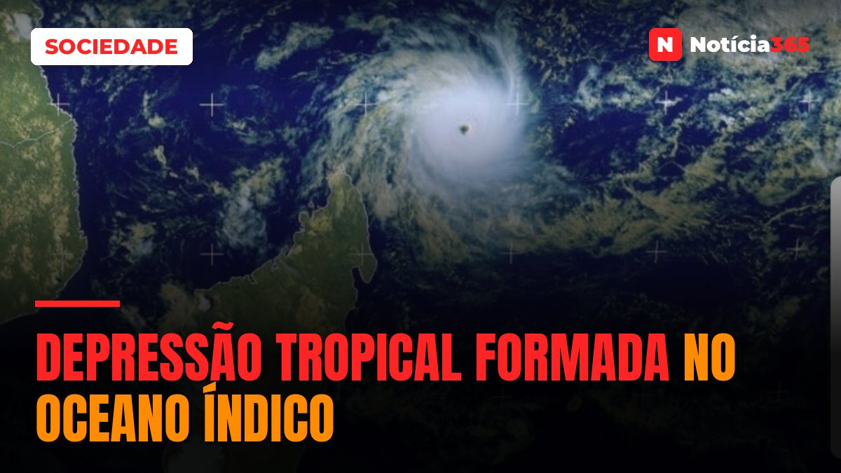 Depressão Tropical formada no Oceano Índico