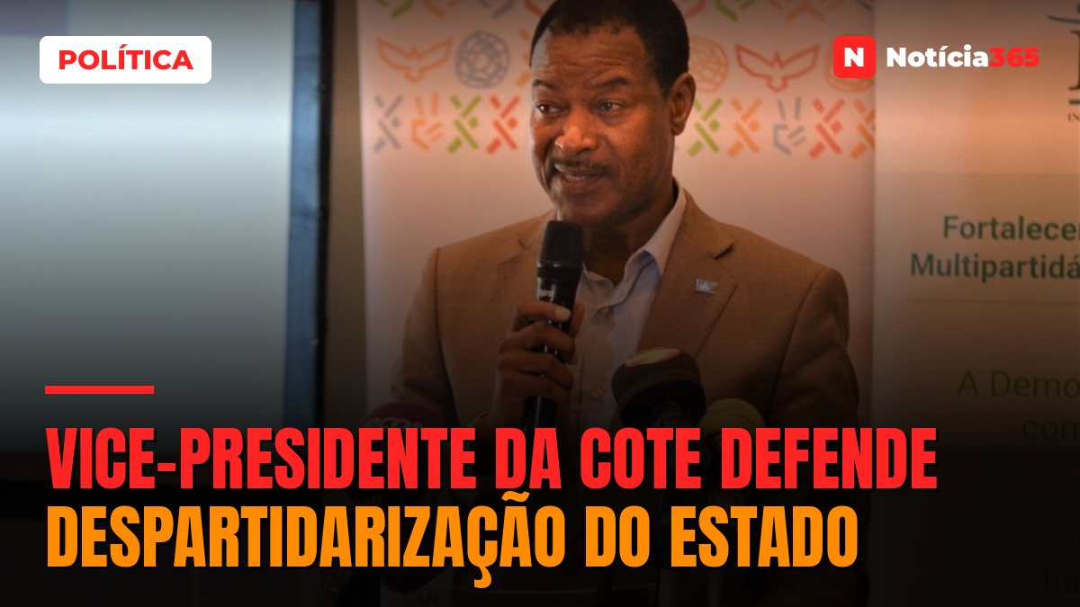 Vice-presidente da COTE defende despartidarização do Estado