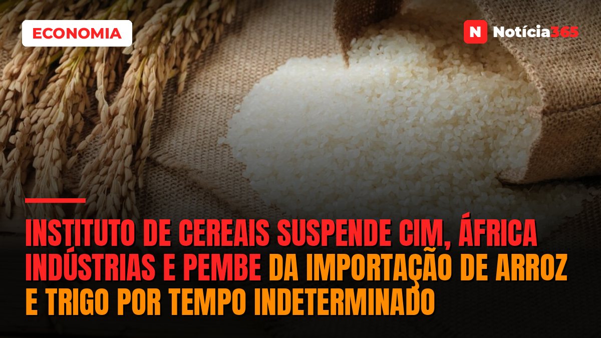 Instituto de Cereais suspende CIM, África Indústrias e Pembe da importação de arroz e trigo por tempo indeterminado