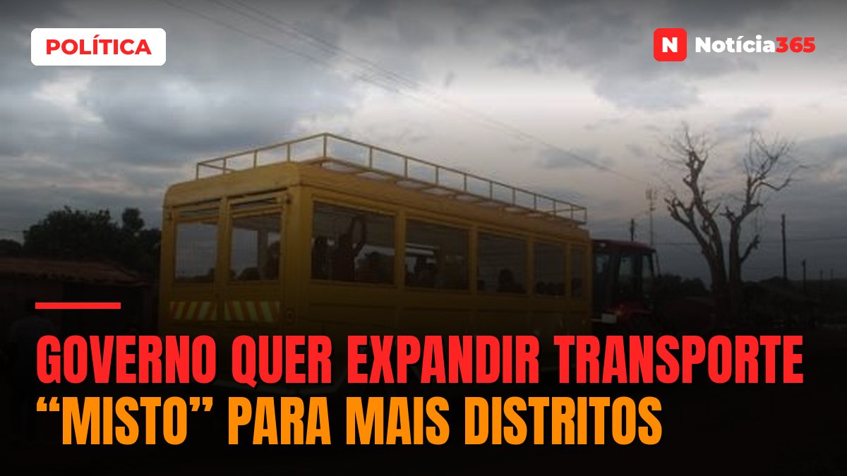 Governo quer expandir transporte “Misto” para mais distritos
