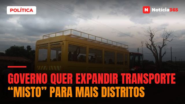 Governo quer expandir transporte “Misto” para mais distritos