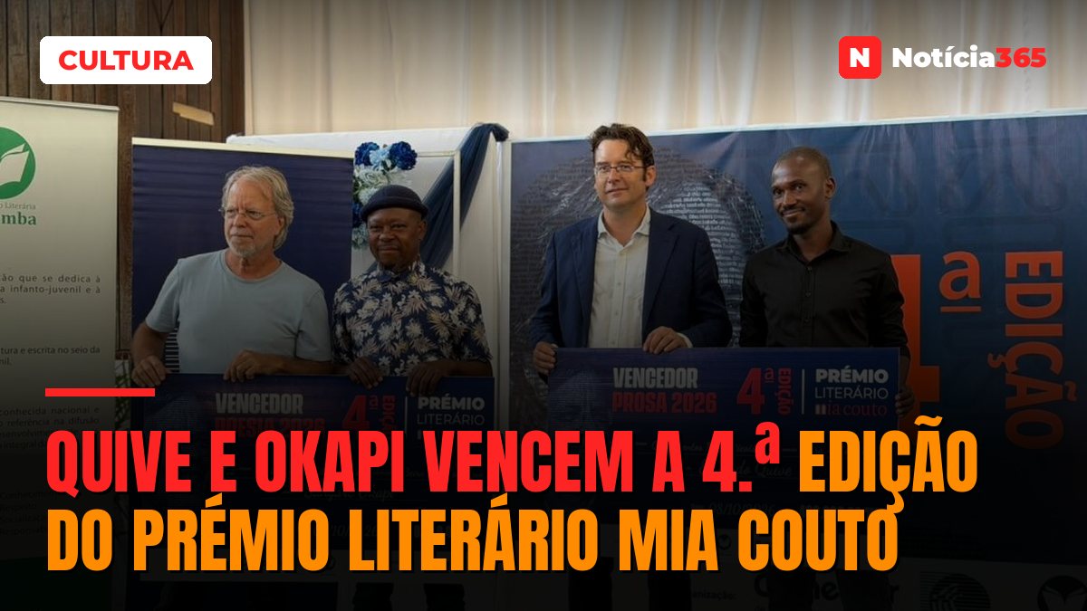 Quive e Okapi vencem a 4.ª edição do Prémio Literário Mia Couto