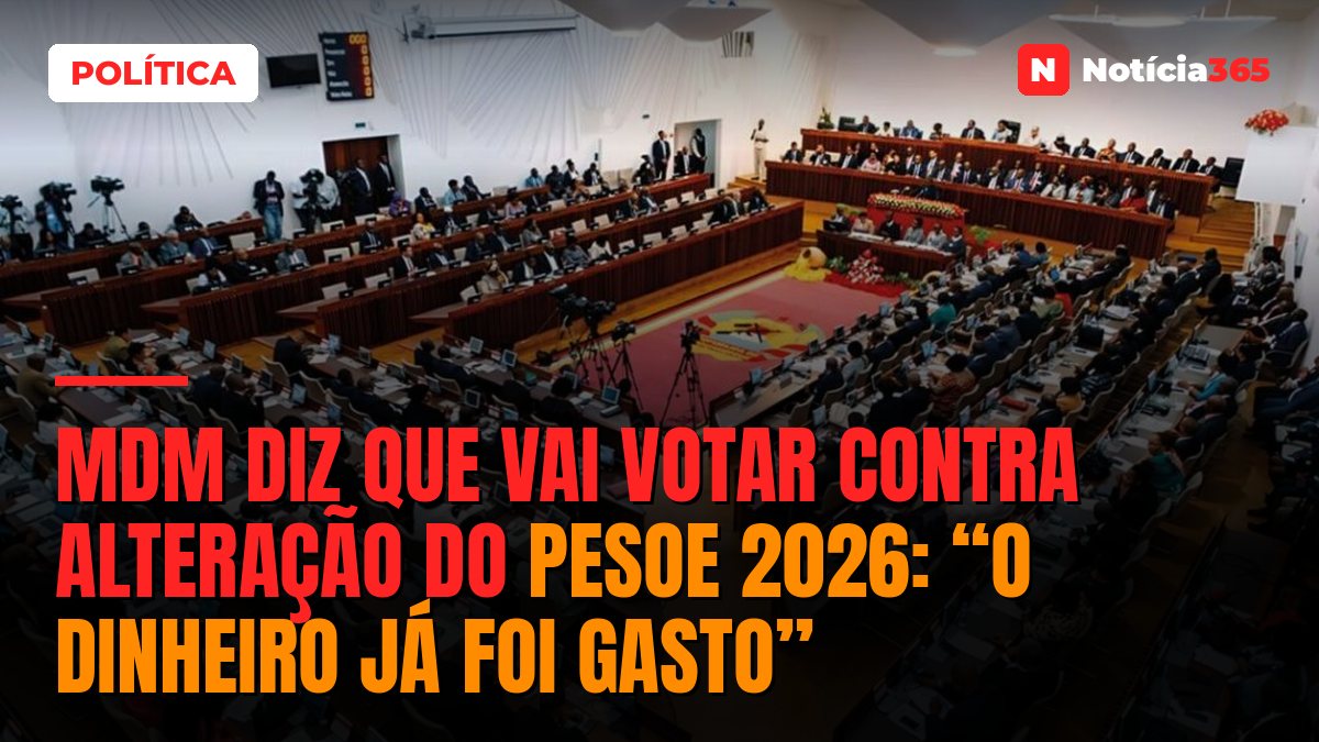 MDM diz que vai votar contra alteração do PESOE 2026: “o dinheiro já foi gasto”