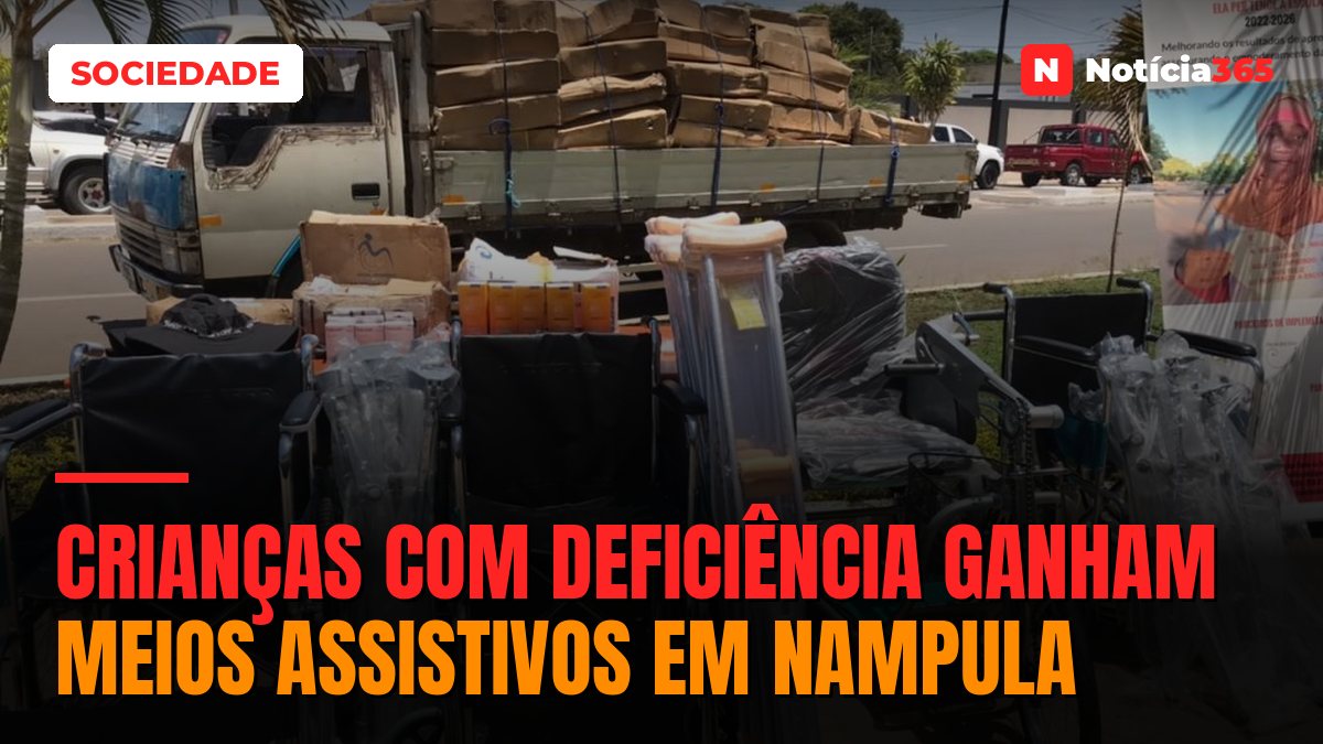 Crianças com deficiência ganham meios assistivos em Nampula
