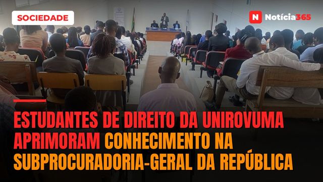Estudantes de Direito da UniRovuma aprimoram conhecimento na Subprocuradoria-geral da República