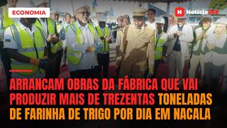 Arrancam obras da fábrica que vai produzir mais de trezentas toneladas de farinha de trigo por dia em Nacala