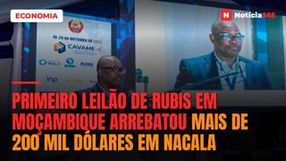 Primeiro leilão de rubis em Moçambique arrebatou mais de 200 mil dólares em Nacala