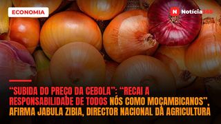“Subida do preço da cebola”: “Recai a responsabilidade de todos nós como moçambicanos”, afirma Jabula Zibia, Director Nacional da Agricultura