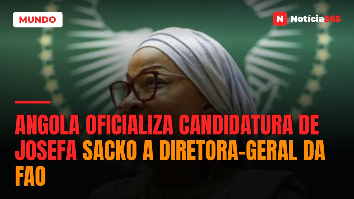 Angola oficializa candidatura de Josefa Sacko a diretora-geral da FAO