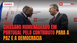 Chissano homenageado em Portugal pelo contributo para a paz e a democracia