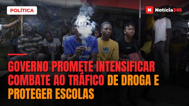 Governo promete intensificar combate ao tráfico de droga e proteger escolas
