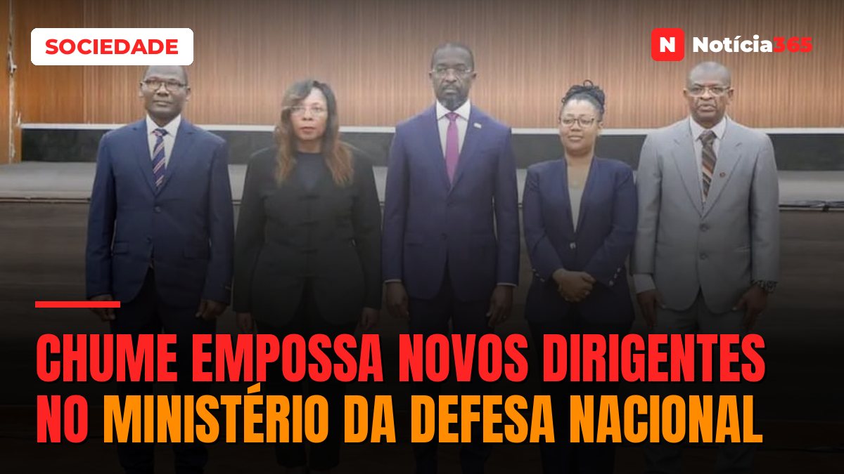 Chume empossa novos dirigentes no Ministério da Defesa Nacional